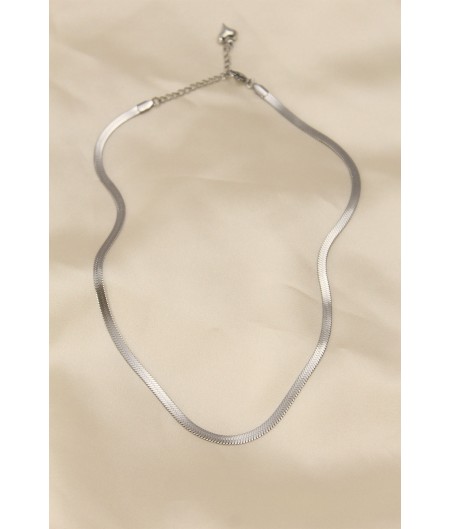 Erb 316L Çelik Silver Renk 45 Cm İtalyan Zincir Model Kadın Kolye Erb 316L Çelik Silver Renk 45 Cm İtalyan Zincir Model Kadın Kolye