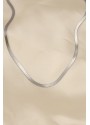 Erb 316L Çelik Silver Renk 45 Cm İtalyan Zincir Model Kadın Kolye Erb 316L Çelik Silver Renk 45 Cm İtalyan Zincir Model Kadın Kolye
