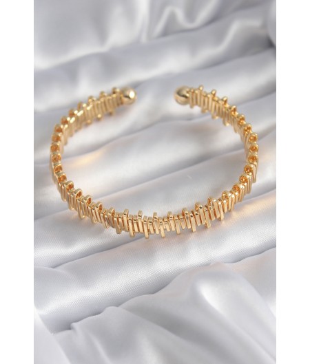 Erb 316L Çelik Gold Renk Dorika Model Kadın Bileklik