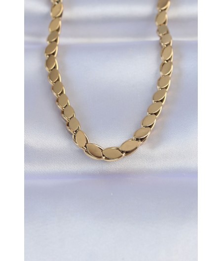 Erb 316L Çelik Gold Renk Arpa Model Kolye Erb 316L Çelik Gold Renk Arpa Model Kolye