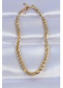 Erb 316L Çelik Gold Renk Arpa Model Kolye Erb 316L Çelik Gold Renk Arpa Model Kolye