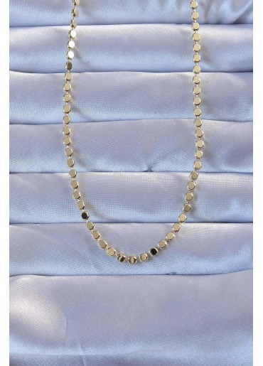 Erb 316L Çelik Gold Renk 60 Cm Parçalı Ezme Kolye