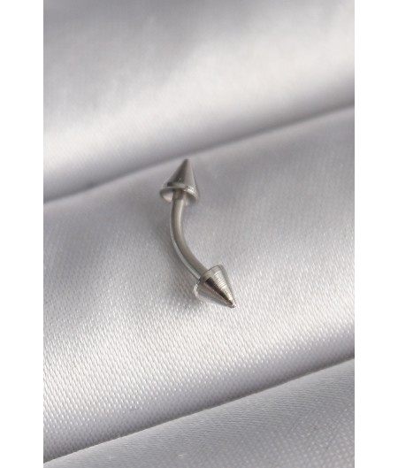 Erb 316L Çelik Gümüş Renk Çivi Model Piercing
