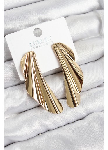 Erb Pirinç Tül Model Gold Renk Kadın Küpe