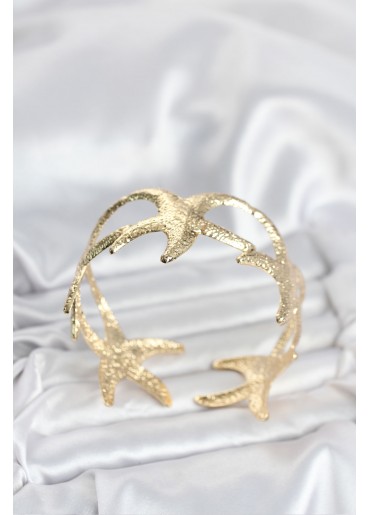 Erb Pirinç Gold Renk Deniz Yıldızı Model Kadın Bileklik