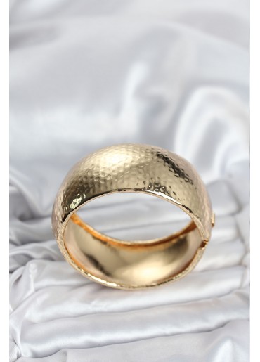 Erb Pirinç Gold Renk Bombeli Vintage Kadın Bileklik