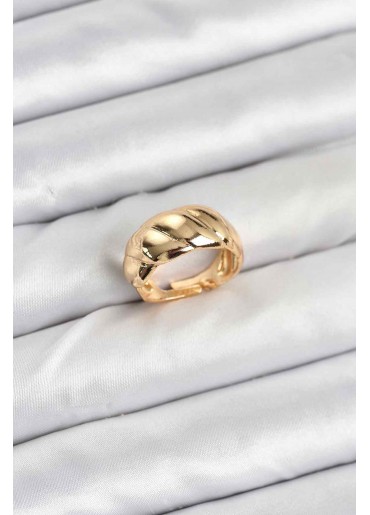 Erb Gold Renk Bombeli Sarmal Yüzük