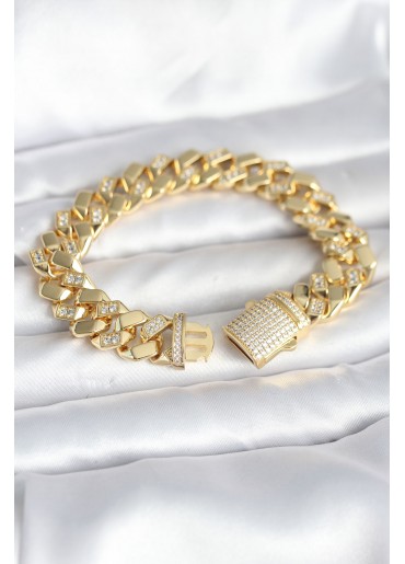 Erb Pirinç Gold Renk VIP Exclusive Seri Gurmet Model Kadın Bileklik