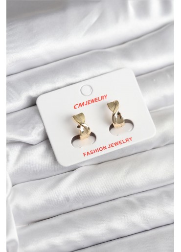 Erb 14K Gold Renk Kaplama CM Kadın Küpe