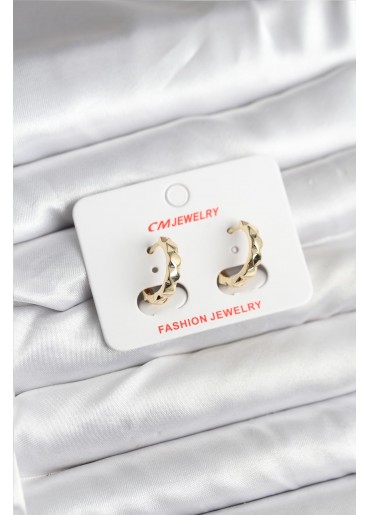 Erb 14K Gold Renk Kaplama CM Kadın Küpe