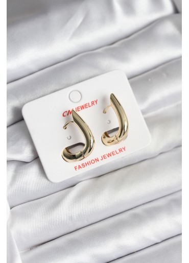 Erb 14K Gold Renk Kaplama CM Kadın Küpe