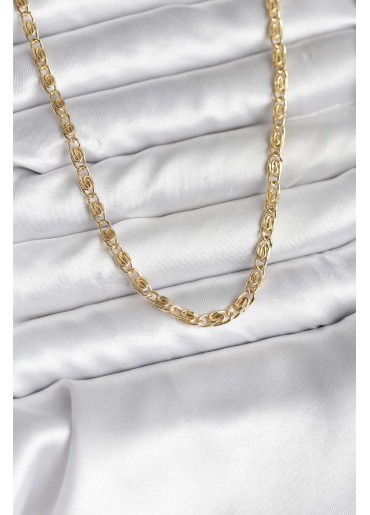 Erb 14K Gold Renk Kaplama Zincir Model CM Kadın Kolye