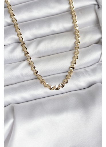 Erb 14K Gold Renk Kaplama Zincir Model CM Kadın Kolye