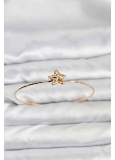 Erb Yıldız Model Gold Renk Bileklik