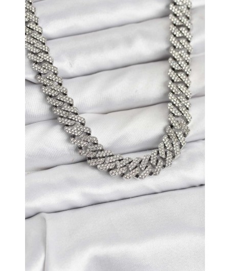 Erb Pirinç Cuba Chain Gurmet Model Kolye Erb Pirinç Cuba Chain Gurmet Model Kolye