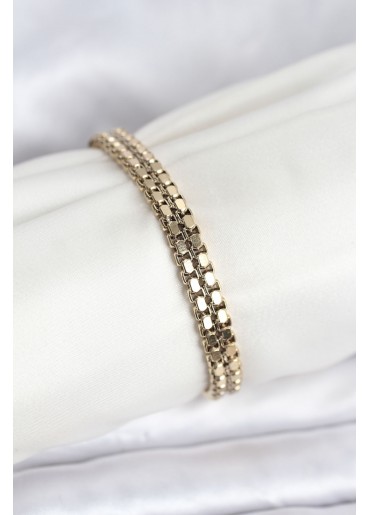 Erb 316L Çelik Gold Renk Kadın Bileklik