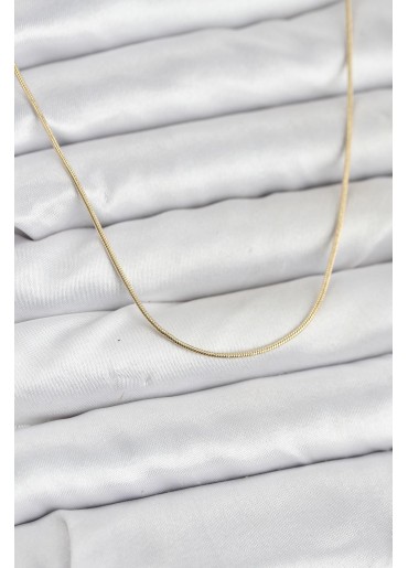 Erb CM 14K Gold Renk Yılan Zincir Model Kadın Kolye