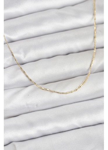 Erb CM 14K Gold Renk Kesme Model 60 Cm Kadın Kolye