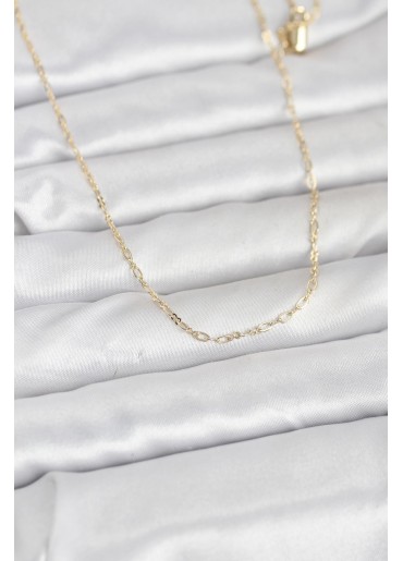 Erb CM 14K Gold Renk 60 Cm Zincirli Kadın Kolye