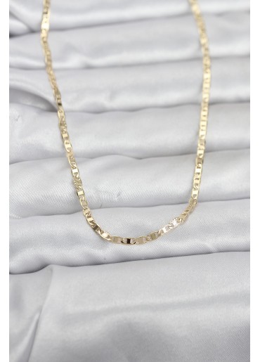 Erb CM 14K Gold Renk Zincir Model 60 Cm Kadın Kolye