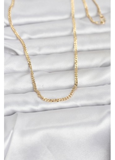 Erb CM 14K Gold Renk 60 Cm Zincir Kadın Kolye