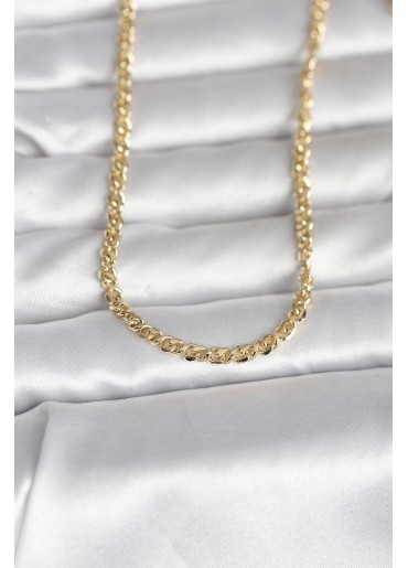 Erb CM 14K Gold Renk Zincir Model 60 Cm Kadın Kolye