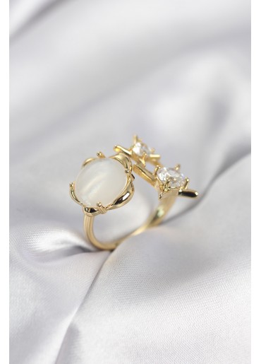 Erb Gold Renk Kutup Yıldızı Model Kadın Yüzük