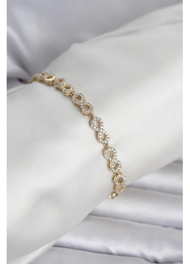 Erb Xuping Zirkon Taşlı Sonsuzluk Model Kadın Bileklik