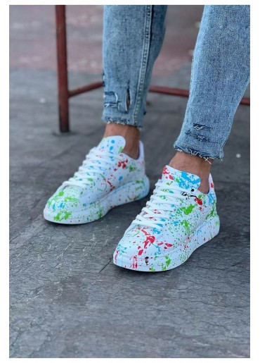 WG501 Yeşil Boyalı Erkek Casual Ayakkabı