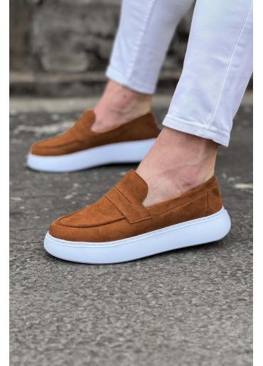 WG161 Taba Süet Erkek Casual Ayakkabı