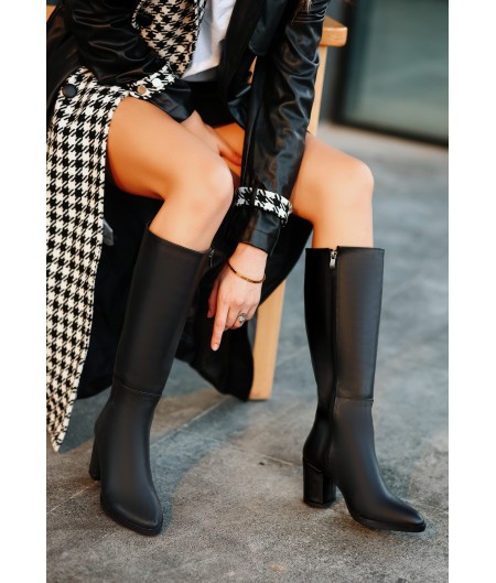 Morena Siyah Cilt Çizme Morena Siyah Cilt Çizme