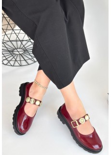 Okira Bordo Rugan Oxford Ayakkabı