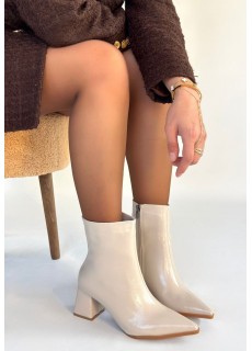 Mosy Bej Rugan Topuklu Bot