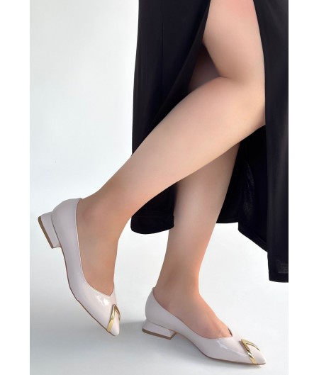 Goes Bej Rugan Babet Ayakkabı Goes Bej Rugan Babet Ayakkabı