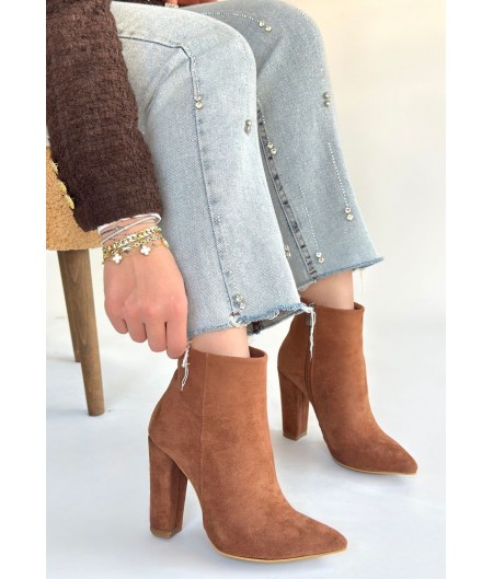 Loora Vizon Süet Topuklu Bot