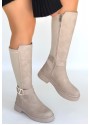 Diona Bej Nubuk Çizme Diona Bej Nubuk Çizme