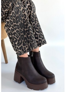 Belay Acı Kahve Nubuk Topuklu Bot