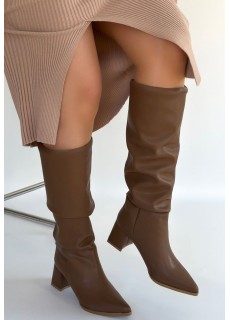 Pitay Vizon Cilt Topuklu Çizme