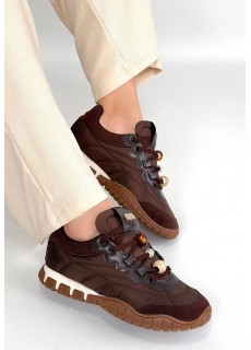 Tues Kahverengi Nubuk Bağcıklı Spor Ayakkabı