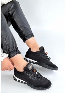 Tues Siyah Nubuk Bağcıklı Spor Ayakkabı