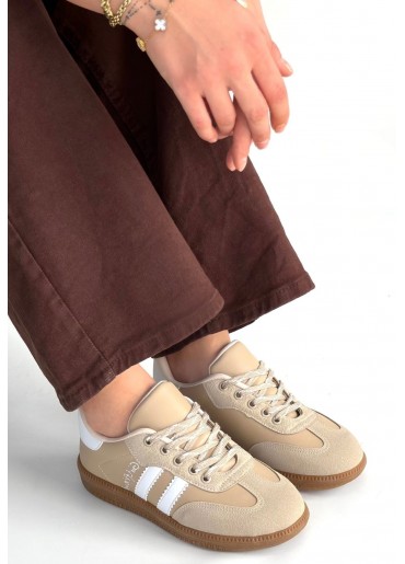 Zerti Bej Cilt Bağcıklı Spor Ayakkabı