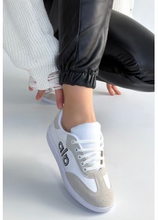 Lendo Beyaz Cilt Bağcıklı Spor Ayakkabı