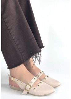 Jorwi Bej Cilt Babet Ayakkabı